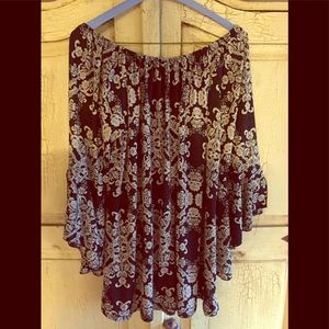 Rayon swing trendy top 2x purchased from boutique